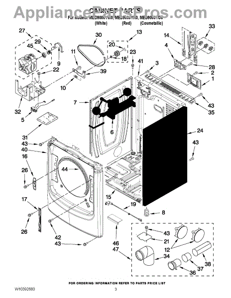 Whirlpool W10869845 Stack Kit (AP6047938) - AppliancePartsPros.com