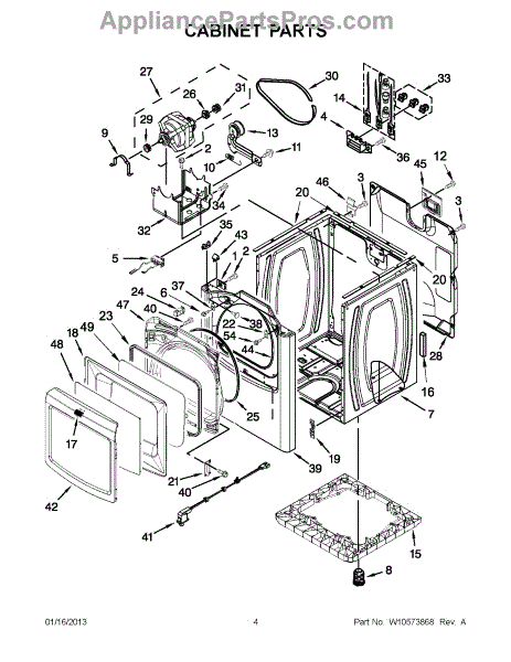 Parts for Maytag MEDB850YW2: Cabinet Parts - AppliancePartsPros.com