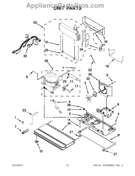 Parts for Maytag MFT2672AEB10: Unit Parts - AppliancePartsPros.com