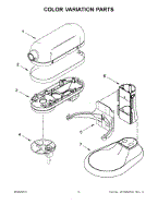 Whirlpool W10846380 W10335442G 5.5 & 6 Quart KitchenAid Coated Dough Hook  (AP5989652) 