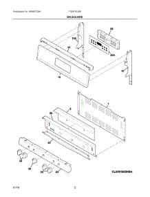 Parts for Electrolux FGGF3030PWB Range - AppliancePartsPros.com