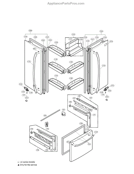 LG MJB63190001 Handle Mounting Stud (AP5787341) - AppliancePartsPros.com