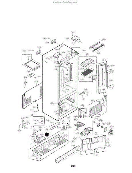 LG AEQ72909603 Ice Maker Assembly (AP5325806) - AppliancePartsPros.com