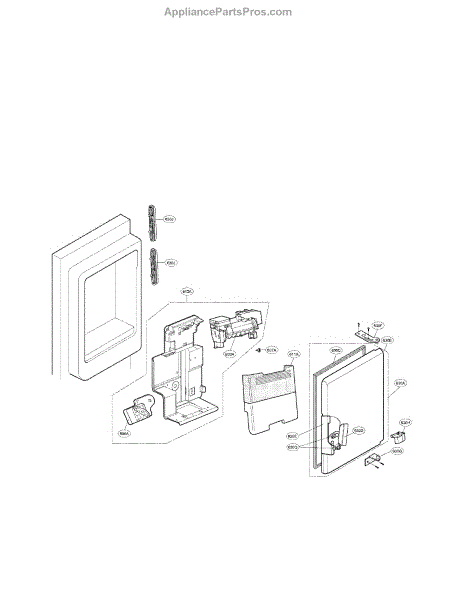 Parts for LG LFX28978ST / 01: Ice Maker and Ice Bin Parts ... frost diagram for chlorine 