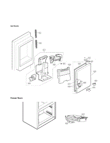 LFX28979ST / 01 LG Refrigerator Parts & Free Repair Help ...