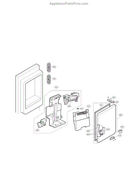 Parts for LG LFX31925ST / 00: Ice Maker and Ice Bin Parts ...