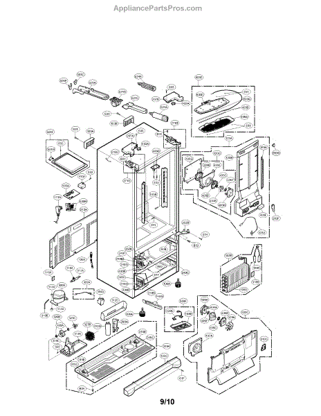 Parts for LG LMX28988ST: Case Parts - AppliancePartsPros.com