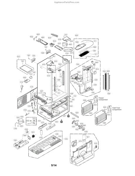 Parts for LG LMX30995ST: Case Parts - AppliancePartsPros.com