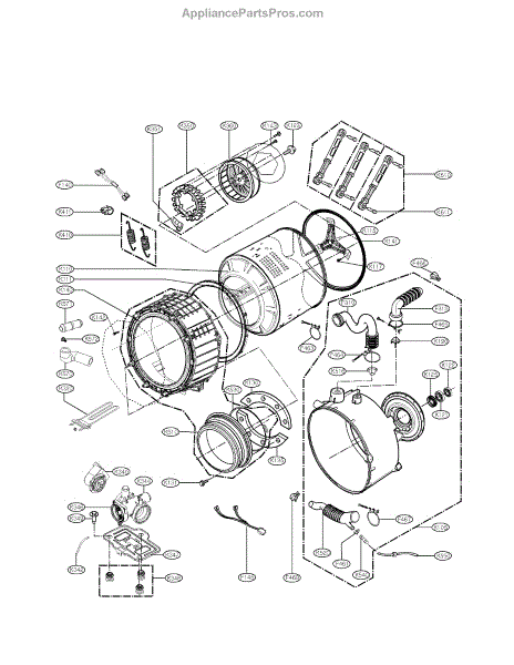 LG AHL72914401 Rotor Assembly (AP5198106) - AppliancePartsPros.com