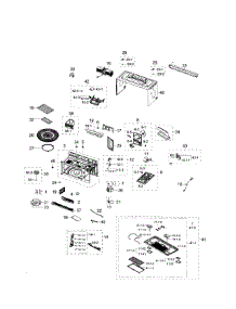 Parts for Samsung ME21H706MQS/AA / 0001 Microwave - AppliancePartsPros.com