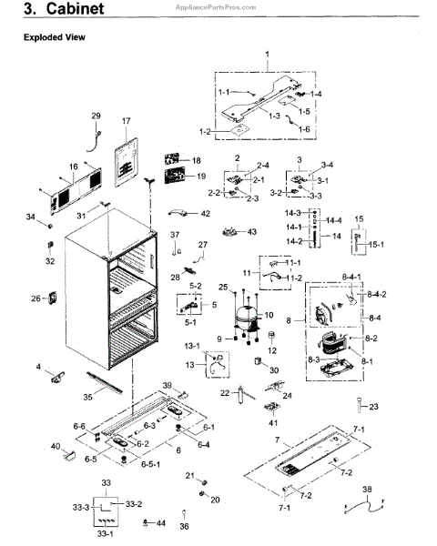 Samsung DA63-06410A Hinge Pin Grommet (AP5306268) - AppliancePartsPros.com