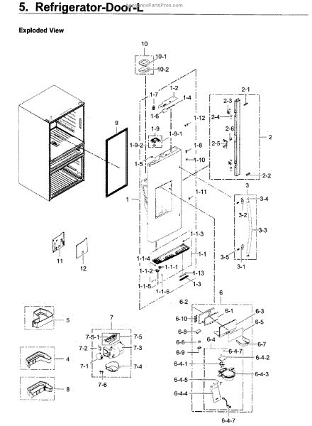 Samsung DA61-08305A Flapper Door Hinge (AP5620627) - AppliancePartsPros.com