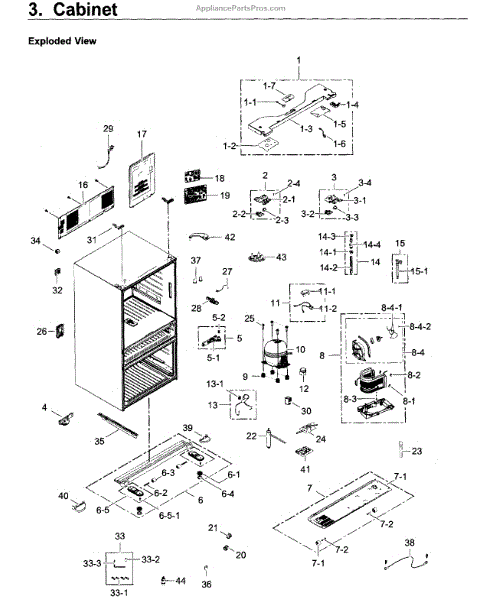 Samsung DA81-06155A A/s-Hinge Middle Left (AP6000469 ...