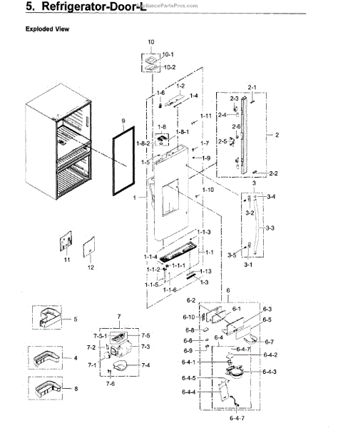 Samsung DA97-12684D Flipper Assembly (AP5798138) - AppliancePartsPros.com