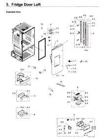Parts for Samsung RF26J7500WW/AA / 0003 Refrigerator