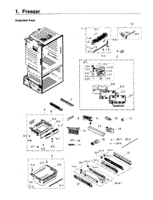 Parts for Samsung RF26J7500WW/AA / 0000 Refrigerator