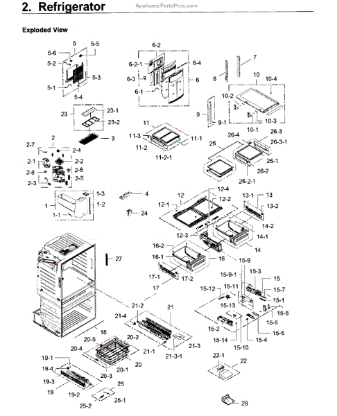 Parts For Samsung RF28JBEDBSG AA 0005 Refrigerator Parts   0030086523 4 