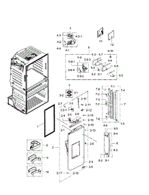 Parts for Samsung RF28JBEDBSG/AA / 0004 Refrigerator
