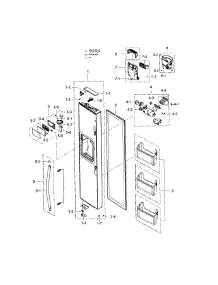 RH25H5611SR/AA / 0000 Samsung Refrigerator Parts & Free Repair Help ...