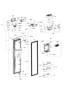 Parts for Samsung RH30H9500SR/AA / 0001 Refrigerator