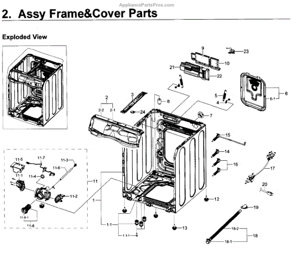 Samsung DC63-01571A Cover Pba-INVERTER;WD21F (AP5916646 ...