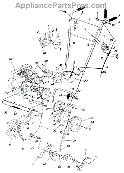 Mtd 741-0262 Bearing-Fortiflex (AP6104936) - AppliancePartsPros.com