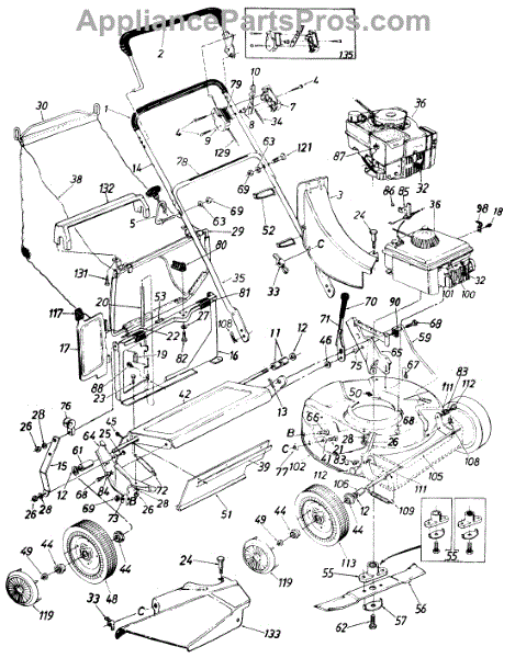 Mtd 734-1264 Wheel Assy W/tire (AP6057554) - AppliancePartsPros.com