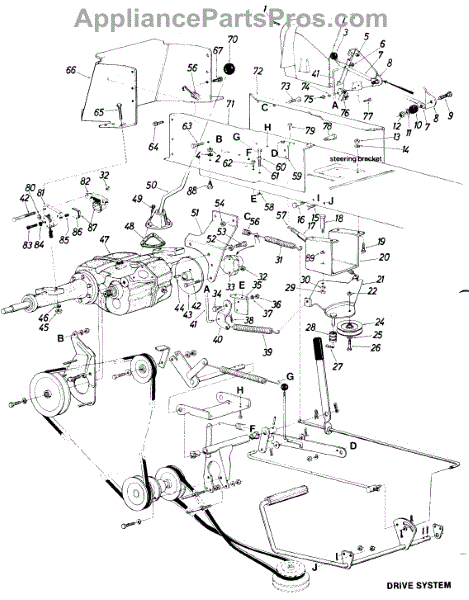 Parts for Mtd 145-832-000 / 1985: Drive System Parts