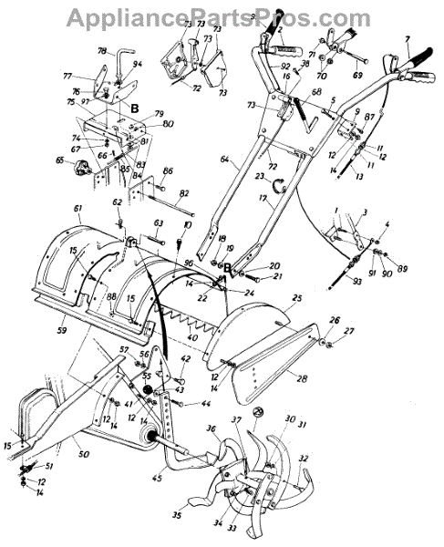 Mtd 738-0575 Bolt 7 (AP6076343) - AppliancePartsPros.com