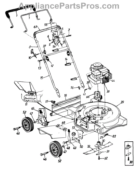 Mtd 734-1826 Wheel-Comp Gray Pl (AP6056504) - AppliancePartsPros.com