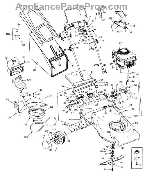 Mtd 731-0066 Cover Hardtop W/lo (AP6103091) - AppliancePartsPros.com