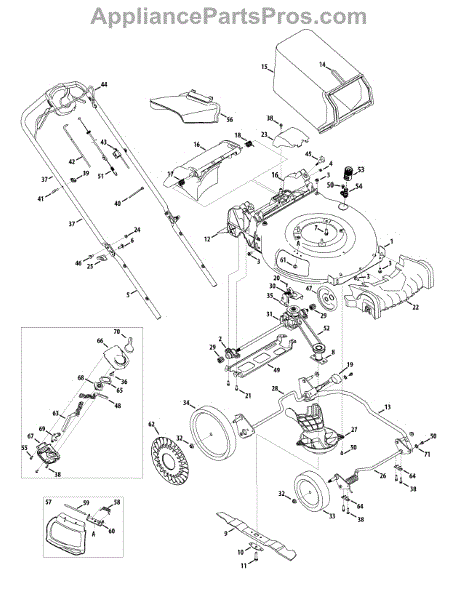 Mtd 731-07763 Housing-Control Up (AP6108610) - AppliancePartsPros.com