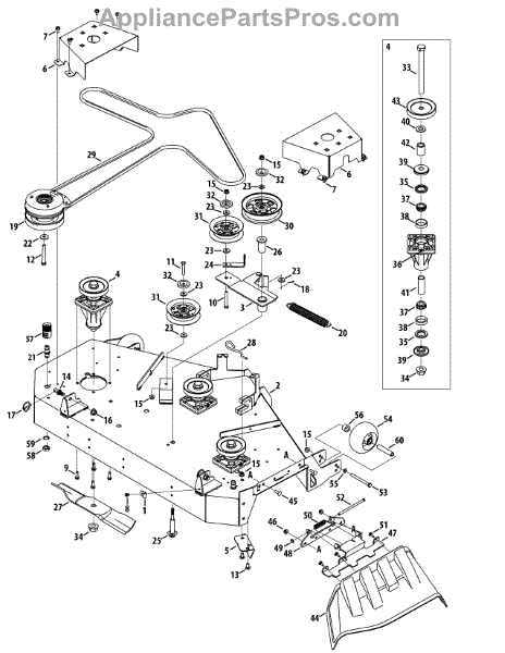 Mtd 711-06200B Deck Pin (AP6530087) - AppliancePartsPros.com