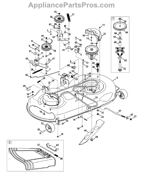 Parts for Craftsman 247.288852 / 2012: Mower Deck 46-Inch Parts ...