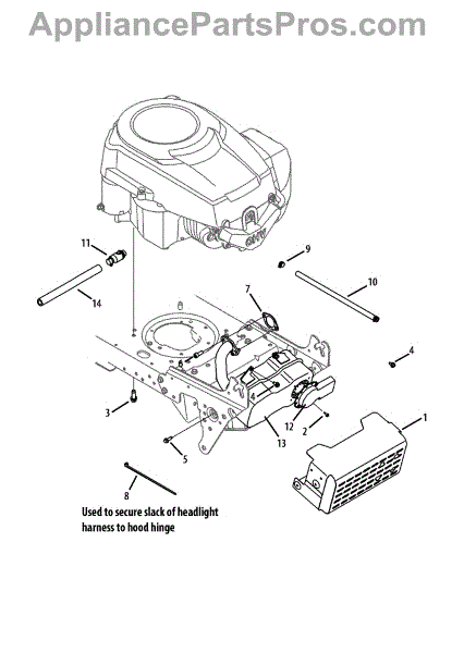 Parts for Craftsman 247.289150 / 2013: Engine Accessories Parts ...