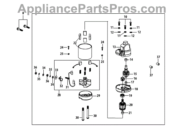 Parts for Craftsman 247.290000 / 2013: 4P90JUB Starter Assembly Parts ...