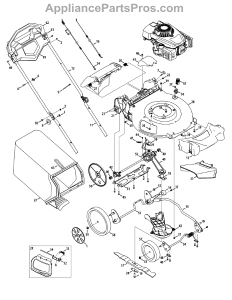 Parts for Craftsman 247.375910 / 2014: General Assembly Parts ...