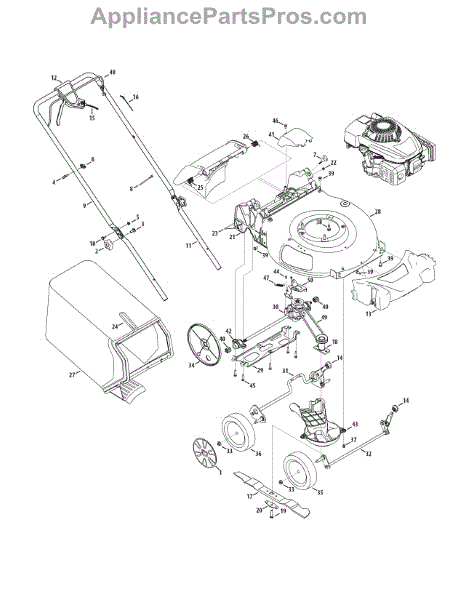 Parts for Craftsman 247.378970 / 2015: General Assembly Parts ...