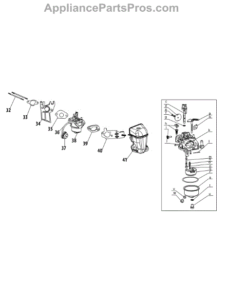Parts for Craftsman 247.886940 / 2015: Qu Carburetor Parts ...