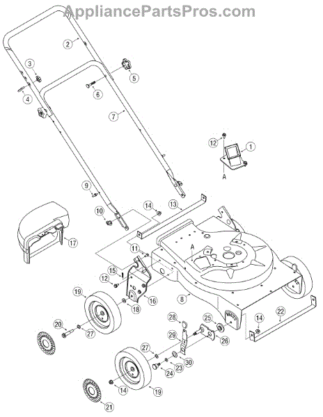 Parts for Craftsman 24A-030E799 / 2007: General Assembly Parts ...