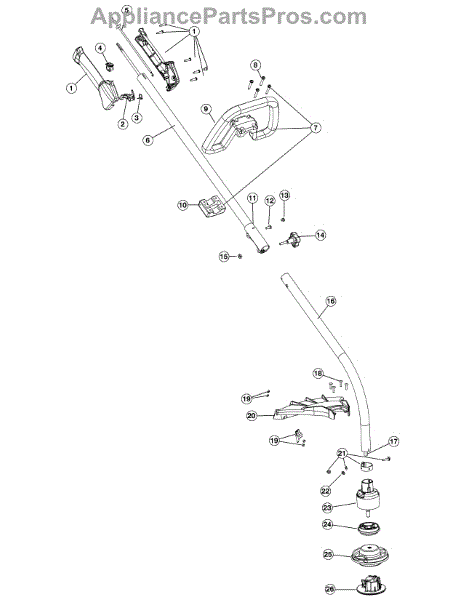 Parts for Craftsman 316.796140: Boom and Trimmer Parts ...