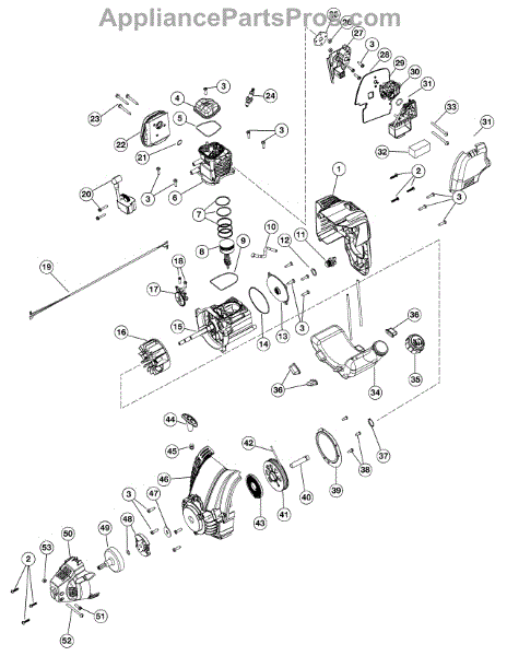 Parts for Craftsman 316.796140: Engine Parts - AppliancePartsPros.com