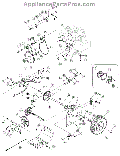 Parts for Craftsman 31AS6HEG799 / 2007: Drive Assembly Parts ...