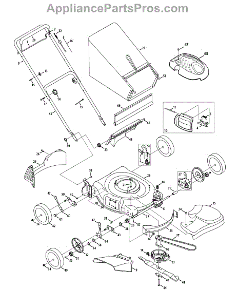 Mtd 787-01278-0638 Deck 21" - AppliancePartsPros.com