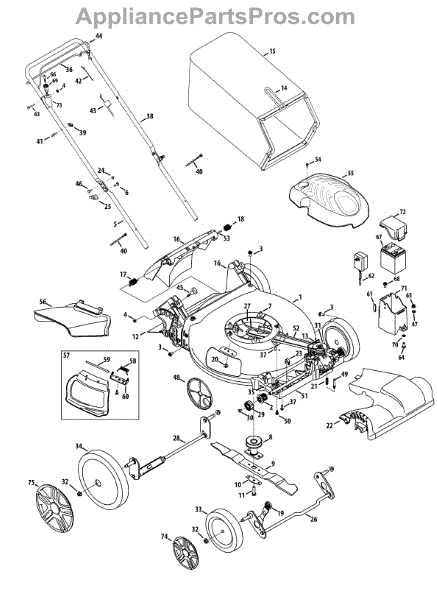 Parts for Huskee / Husky 12A-B29Q731 / 2013: General Assembly Parts ...