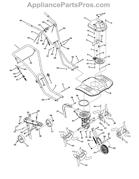 Parts for Huskee / Husky 21A-22MK031 / 2011: General Assembly 200 ...