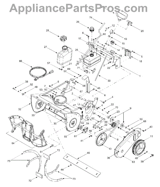 Parts for Huskee / Husky 31A-150-131 / 2002: General Assembly Parts ...