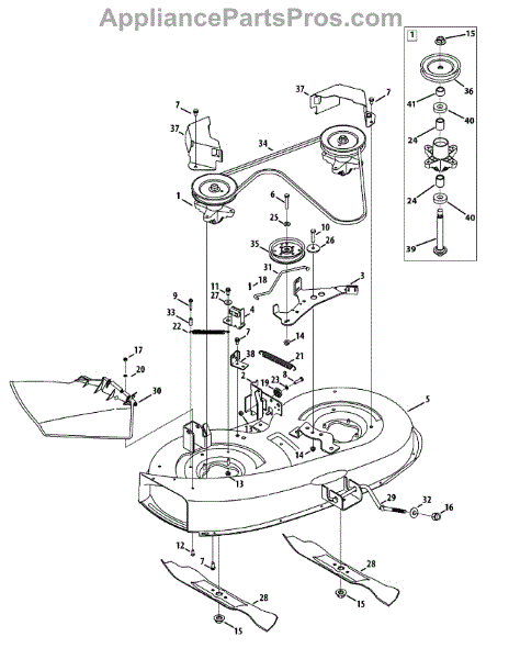 Parts for Huskee / Husky 13AC76LF031 / 2011: Mower Deck Parts ...