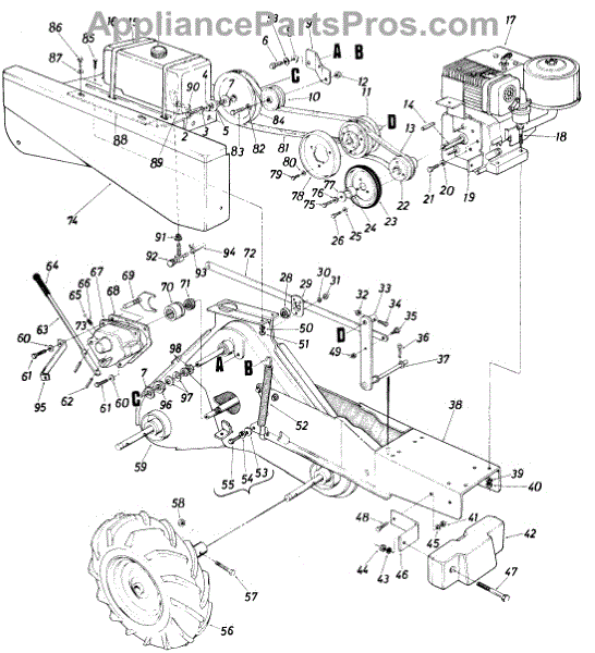 Parts for J.c. Penney 811-4522: Parts Parts - AppliancePartsPros.com