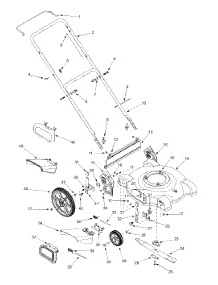 11B-508C022 / 2000 Lawn Chief Push Walk-Behind Mower Parts & Free ...